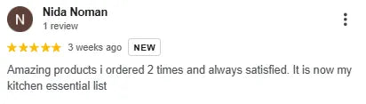 Google review from an Ecoland customer
