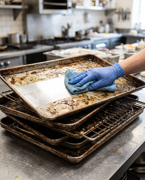 Greasy trays & racks