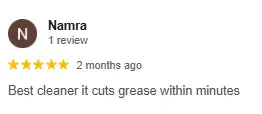 Google review from an Ecoland customer