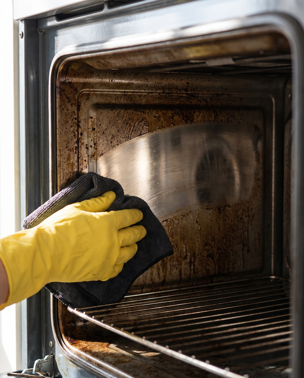 Burnt grease & oil