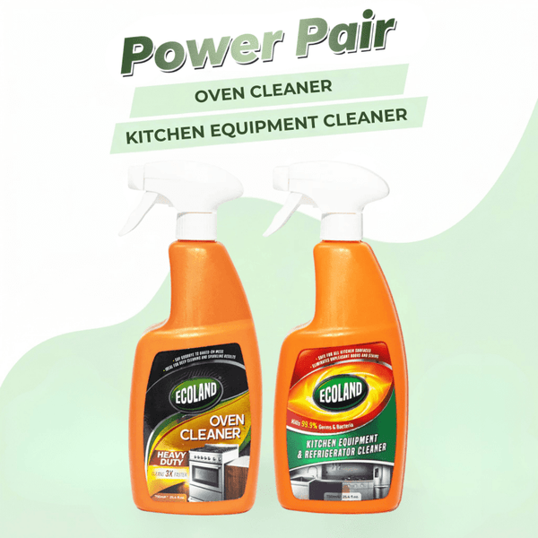 Oven Cleaner + Kitchen Equipment and Refrigerator Cleaner - Ecoland